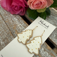 Christmas Tree Cookie Earrings