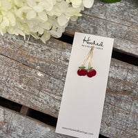 Perfect Little Apple Dangle Earrings - Two Styles