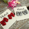 Puffy Bow Stud Earrings