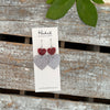 Cool & Collected Stacked Heart Earrings