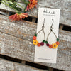 Floral Cascade Earrings in Fall Florals