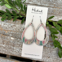 Enchanted Forest Teardrop Cutout Earrings - Medium