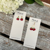 Perfect Little Apple Dangle Earrings - Two Styles