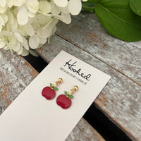 Perfect Little Apple Dangle Earrings - Two Styles