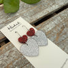 Cool & Collected Stacked Heart Earrings