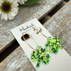 Spectacular Shamrock Hoop Earrings