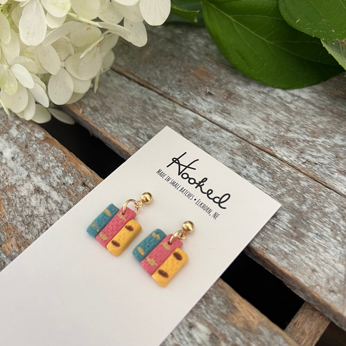 Little Library Earrings - Mini