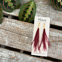 Fanciful Feather Earrings - Various Sizes