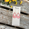 Pink Hologram Cutout Earrings