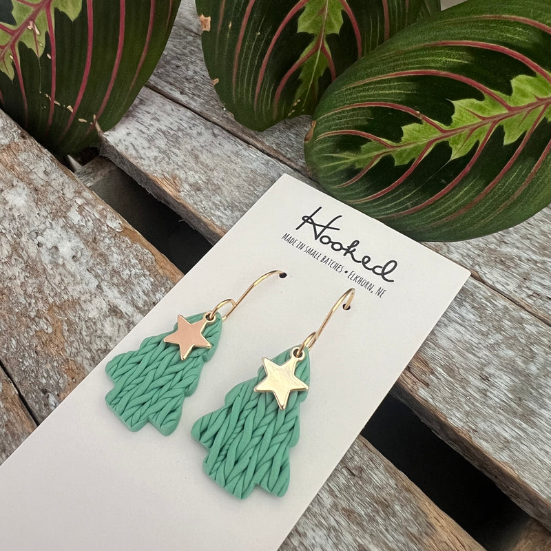 Gold and Mint Sweater Trees - Small/Medium