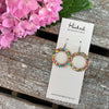 Summer Sparkle Hoop Earrings - Small