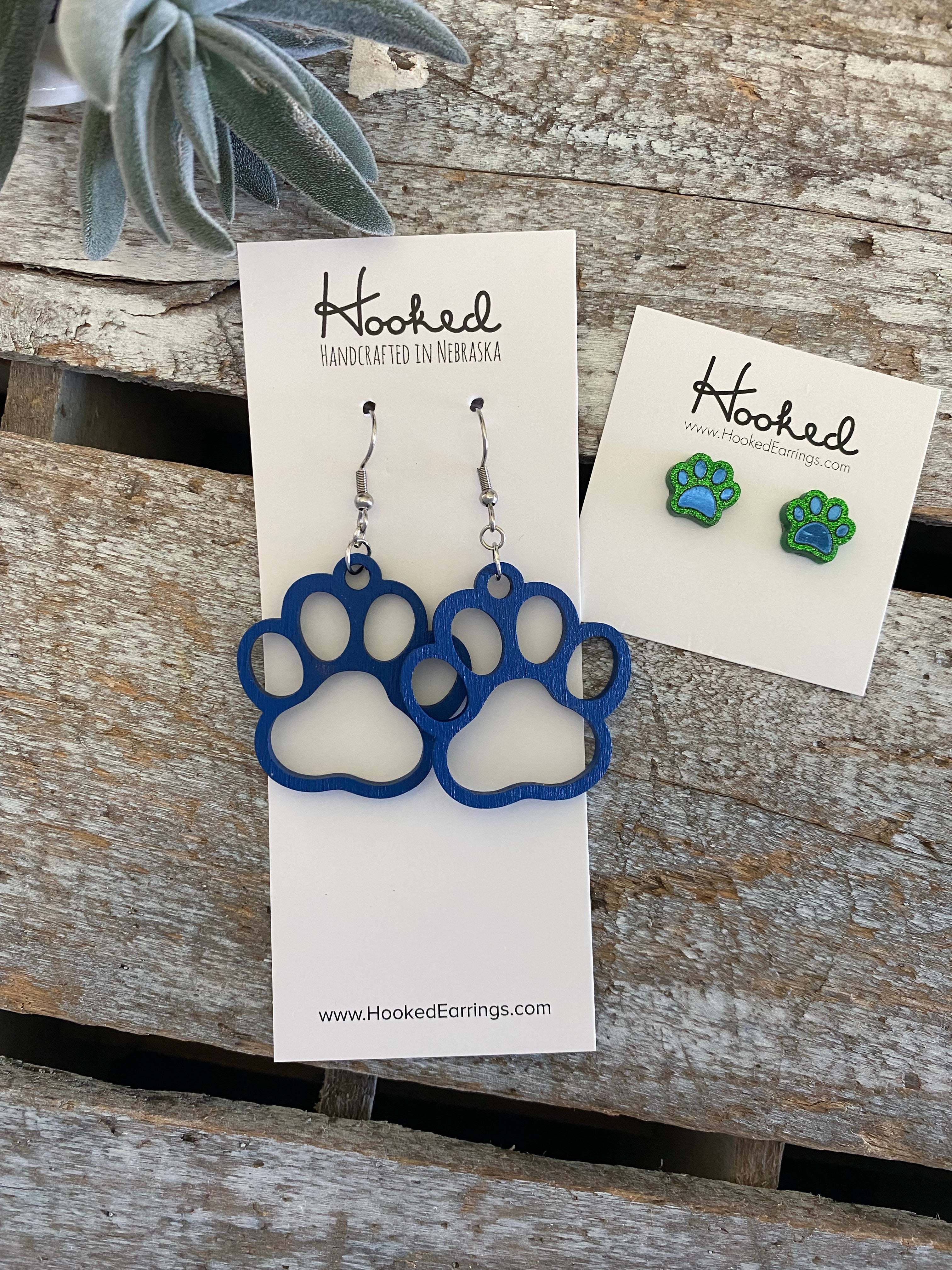 Paw hotsell print earrings