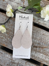 Crackled Suede Teardrops in Chiffon - Medium